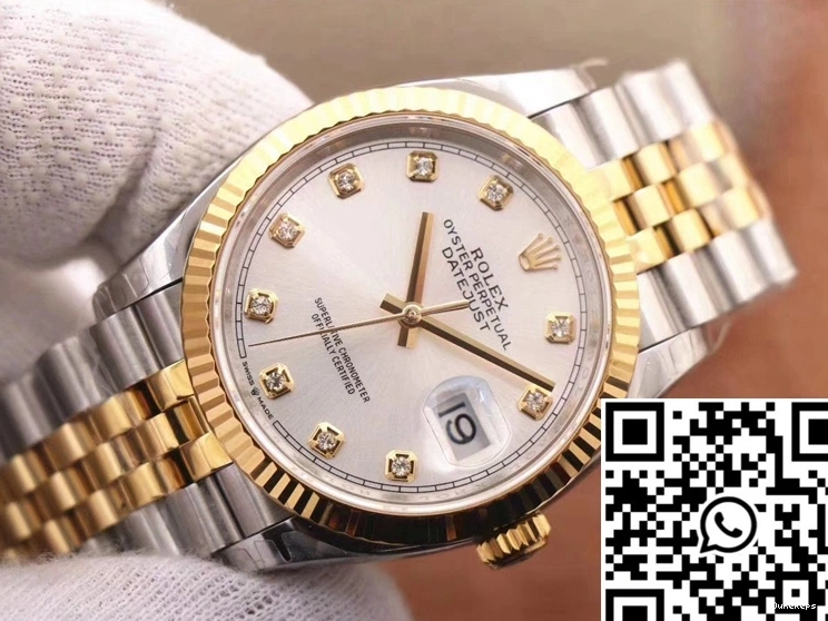 Datejust EW Dial 126233 White Factory Rolex 1024